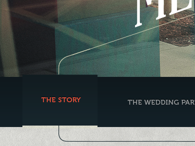 These lines will tell a story nav timeline ui wedding