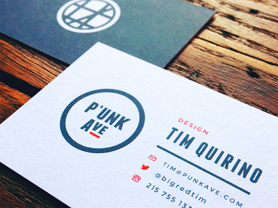 P'unk Ave Business Card
