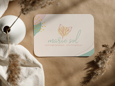 Marie Sol - Branding branding businesscard design direction artistique graphisme health identity logo logodesign print