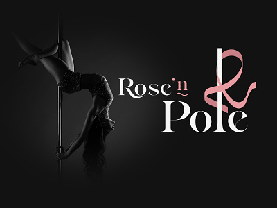 Rose'n Pole - Branding branding cancer cancer du sein danseuse design direction artistique femme graphisme identity logo logo inspiration octobre rose pole dance ruban rose sein sensualité sensuelle