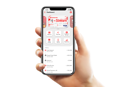 Santander Bank App - UI Design