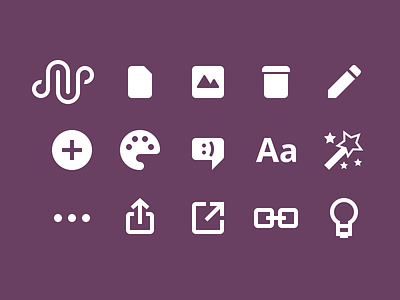 Mesh Icons icons logo solid