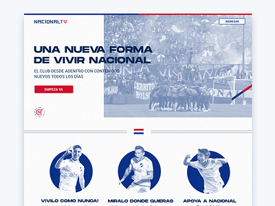 Nacional TV - Football Club Web Application
