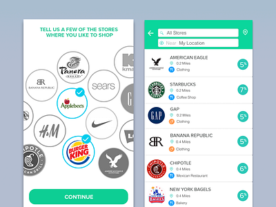 Onboarding & Landing Screen for Rewards App