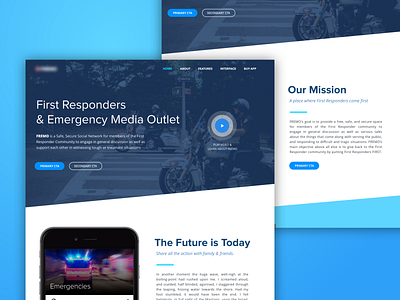 Emergency & First Responders Community Landing Page