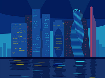 City Landscape illustration vector