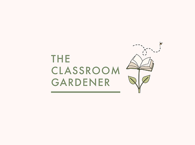 Garden teacher logo branding logo logo design