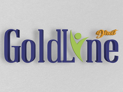 Goldline Direct, UK branding design logo