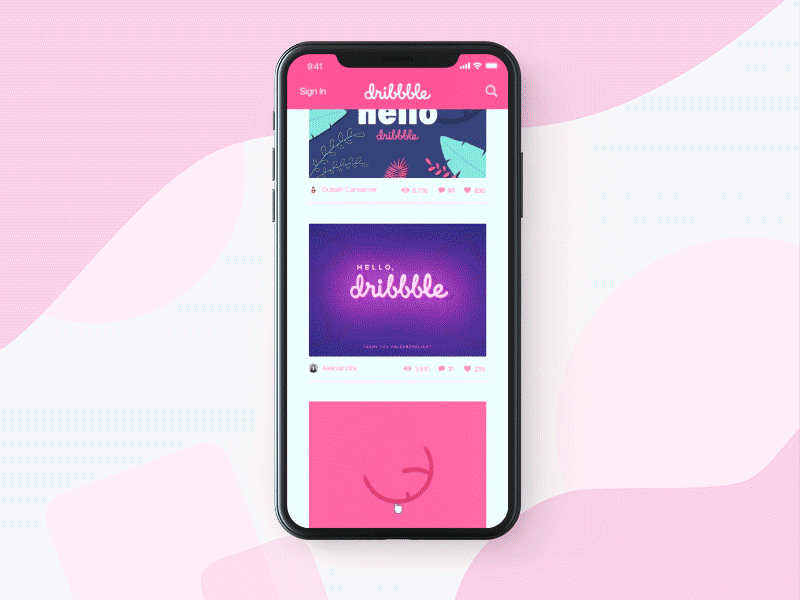 Hello Dribble 💻👋🏻! animation app app design dribbble hello hello dribbble interaction interaction designer ui ui web design user experience user interface user research ux