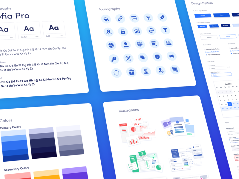 Website Style Guide | MyWifi Networks gradient gradients growth gui landing page marketing saas software startup style guide ui ui kit ux visual style guide web web design wifi wordpress