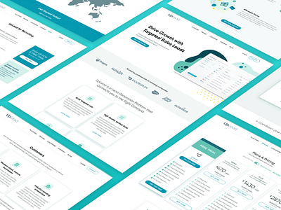 SaaS Web Design | UpLead b2b business email growth gui landing page marketing saas sales software ui ui kit ux visual styleguide web design web development website wordpress