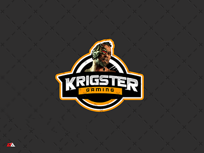 KrigsteR Gaming Logo branding design esport gaming illustration logo mascot team logo ui vector