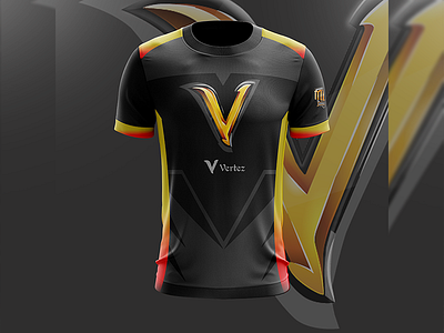 Esports Jersey Vector Hd Images, Black Esport Jersey Design With