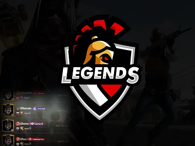 Esport Logo Legends branding csgo cybersport design dota2 esport esports logo gaming illustration legends logo logotype mascot playground pubg sparta team logo viking