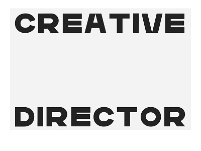 Intro creative Director