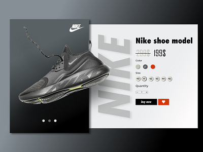 Nike branding design illustration ui vector web