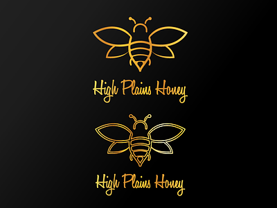 Honey Logo adobe illustrator beelogo branding design flat gold golden goldenhoneylogo goldenlogo honey honeybee honeylogo logo logo design logodesign logodesigner logodesigns minimal vector