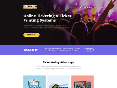 TicketsToBuy design website