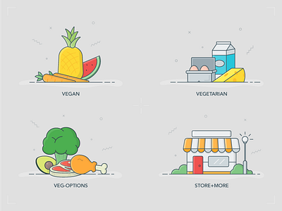 HappyCow | Vegan and Vegetarian Icons