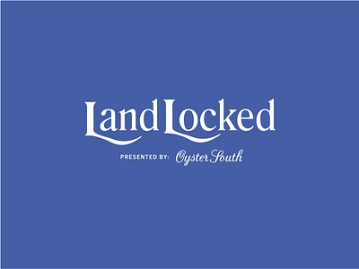 LandLocked Logo Concept brand design brand identity branding design food graphic design illustrator logo typography vector