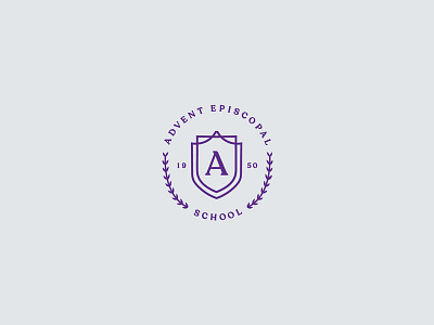 Advent Episcopal School logo design branding design graphic design graphic design logo illustrator logo typography vector