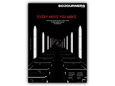 Sojourners Cover - November 2022 Issue art design editorial illustration illustration metaphor narrative poster