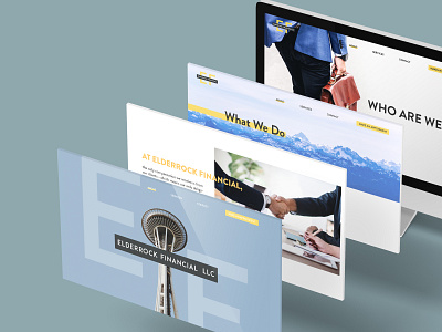 Elderrock Financial Website branding design designs graphic design ui ux ui design uidesign web web design website website design
