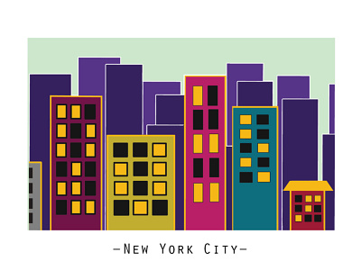 New York City postcard