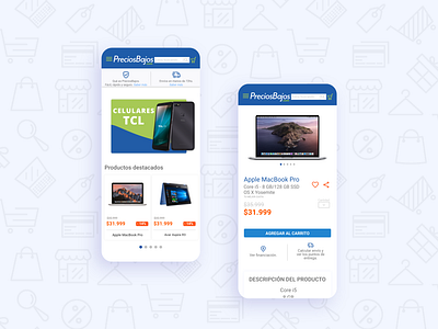 Mobile home and product page ecommerce design mobile ui research responsive website ui ux
