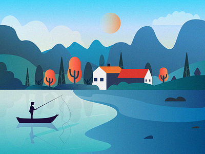 Landscape illustration