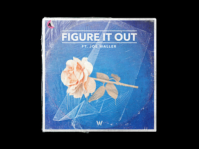 Figure It Out - Album Art album art album cover art blue brand brand and identity branding canadian clean cover artwork design flat graphic design identity logo minimal plastic record record label vinyl