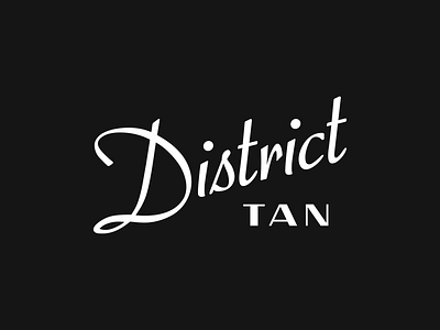 District Tan Brand Identity