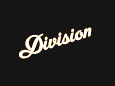 Division brand identity branding hand done hand drawn lettering logo logo design logos typography vintage