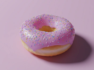 3D donut 🍩 3d blender donut doughnut render