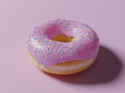 3D donut 🍩 3d blender donut doughnut render