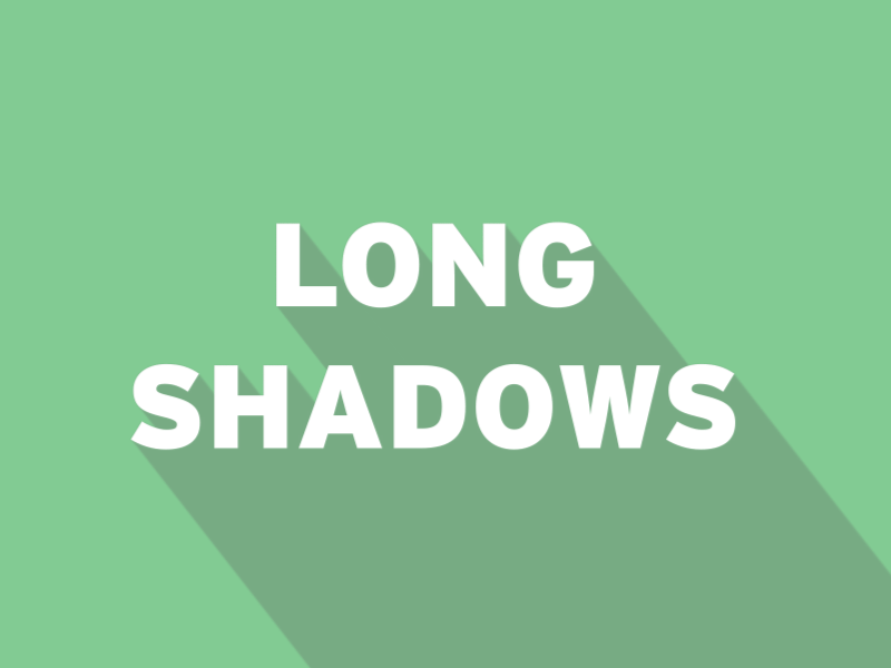 Am I late to the party? after effects animation gif long shadows