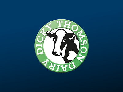 Dicky Thomson Dairy cow design green letterkenny logo milk tv