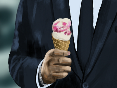 WIP art colour drawing ice cream illustration painting suit