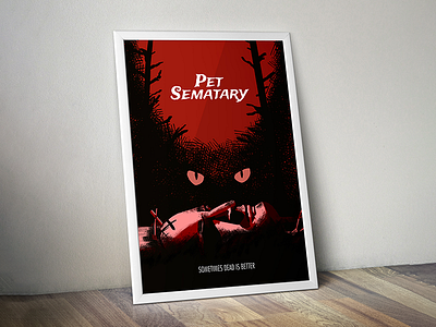 Pet Sematary Poster design horror illustration movie poster painting pet sematary petsematary stephen king