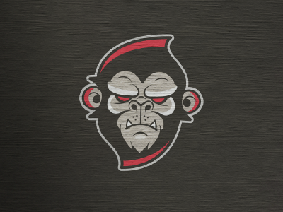 Ape ape character characterdesign flat gorilla graphicdesign icon illustration illustrator logo monkey