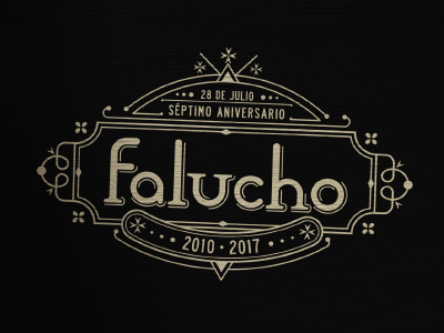 Falucho Bar bar beer brand branding graphicdesign illustration illustrator irish irishpub lettering logo pub