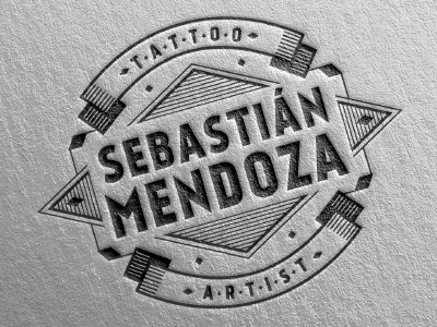 Sebastián Mendoza Tattoo adobe adobeillustrator brand branding graphicdesign illustration illustrator lettering logo logotype tattoo tattoostudio