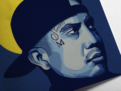 The King graphicdesign hiphop illustration illustrator king la losangeles mexico oldschool portrait streetstyle westcoast