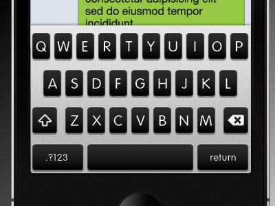 iPhone Pro Keyboard iphone keyboard wishful thinking