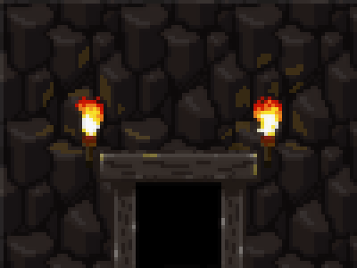 Level entrance/ending [animated] 8 bit animated gif fire game practice