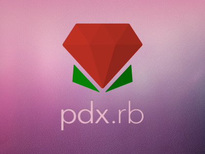 pdx.rb logo pdx portland rose city ruby