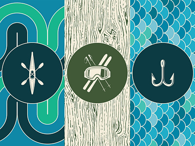 Outdoor Stories branding graphic graphic design outdoors pattern symbol vector