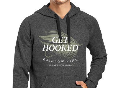 Sweatshirt Comp alaska apparel fishing fly fishing graphic graphic design graphics screenprint sweatshirt