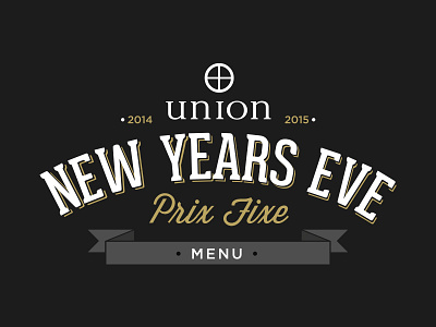 Union New Years Eve Menu