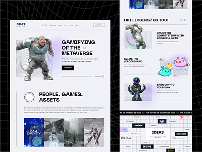 Gamifying the Metaverse website animation axie infinity blockchain crypto cryptocoin cryptocurrency cryptodesign future game gamifying meta metaverse nft nftgame nfts tech technology